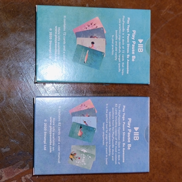 NWT PlayPauseBe Yoga Sequencing Deck/ cards & Expansion Deck+ Instruction Manual - Picture 2 of 16
